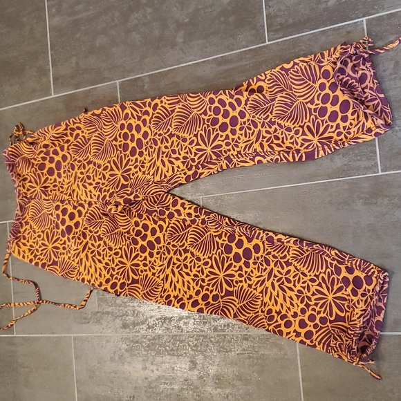 Sundance relaxed drawstring vibrant color pants - Picture 3 of 6